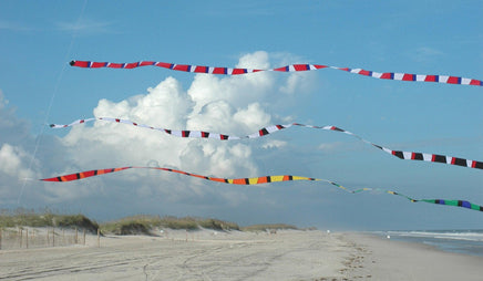 100ft Transition Tail - Black & White - Great Canadian Kite Company