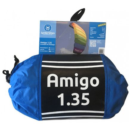 Amigo 1.35 - Parafoil Kite Beginner Stunt Kite Spider Kites