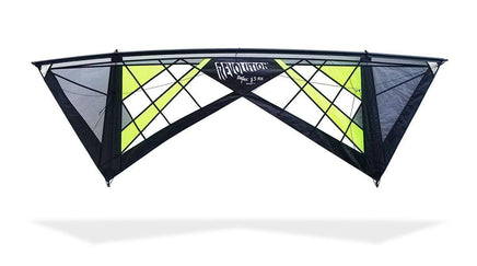 Reflex RX Spider Web - Quad line Kite - Yellow Inter - Adv. Stunt Kites Revolution Kites