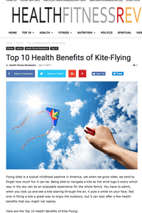 Flying Kites for the Health of it!