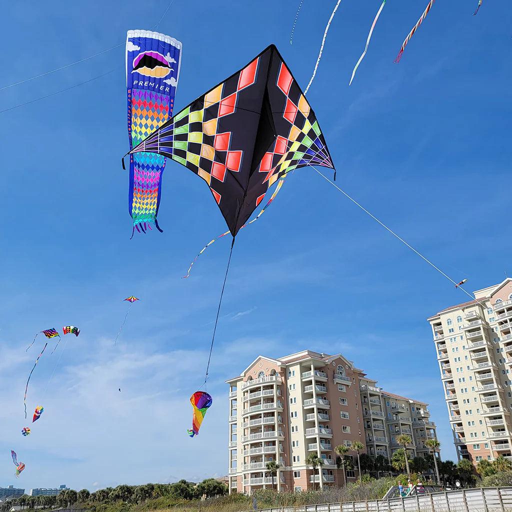 Kite Roulette Gyro Delta Kite Spinning Sock Drogue 147 x 112 cm| Great Canadian Kite ...