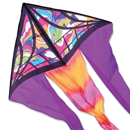 6.5 ft. Flo-Tail Delta Kite - Marble Single Line Kites Premier Kites - Great Canadian Kite Company
