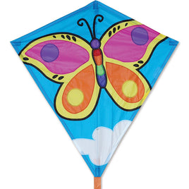 Brilliant Butterfly Diamond Kite Single Line Kites Premier Kites - Great Canadian Kite Company