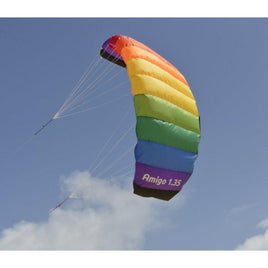 Amigo 1.35 - Parafoil Kite Beginner Stunt Kite Spider Kites - Great Canadian Kite Company