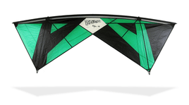 Reflex XX Kite - Revolution Kite - Green Quad line kite Revolution Kites - Great Canadian Kite Company