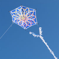 Alicja's Lotus Kite - Blue by Spider Kites