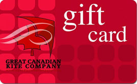 Great Canadian Kite Co. Gift Card Gift Card Great Canadian Kite Company - Great Canadian Kite Company