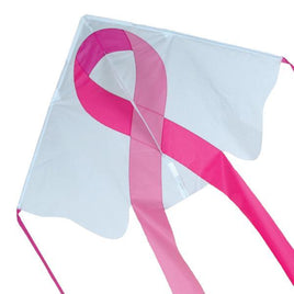 Pink Ribbon Large Easy Flyer Single Line Kites Premier Kites - Great Canadian Kite Company