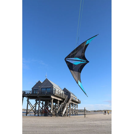 Tomboy - Sport Kite Black - Charcoal by Spider Kites
